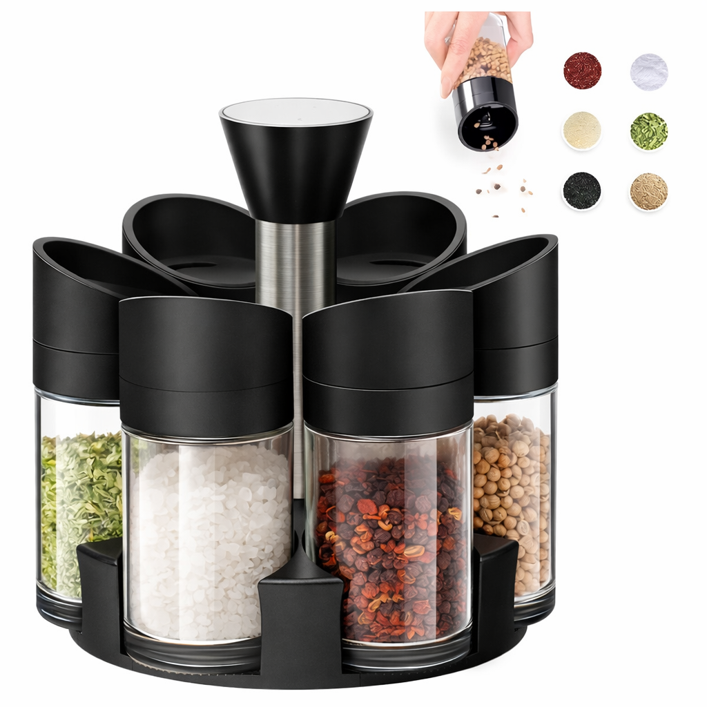 Organizador Giratorio de Especias – Cocina Ordenada