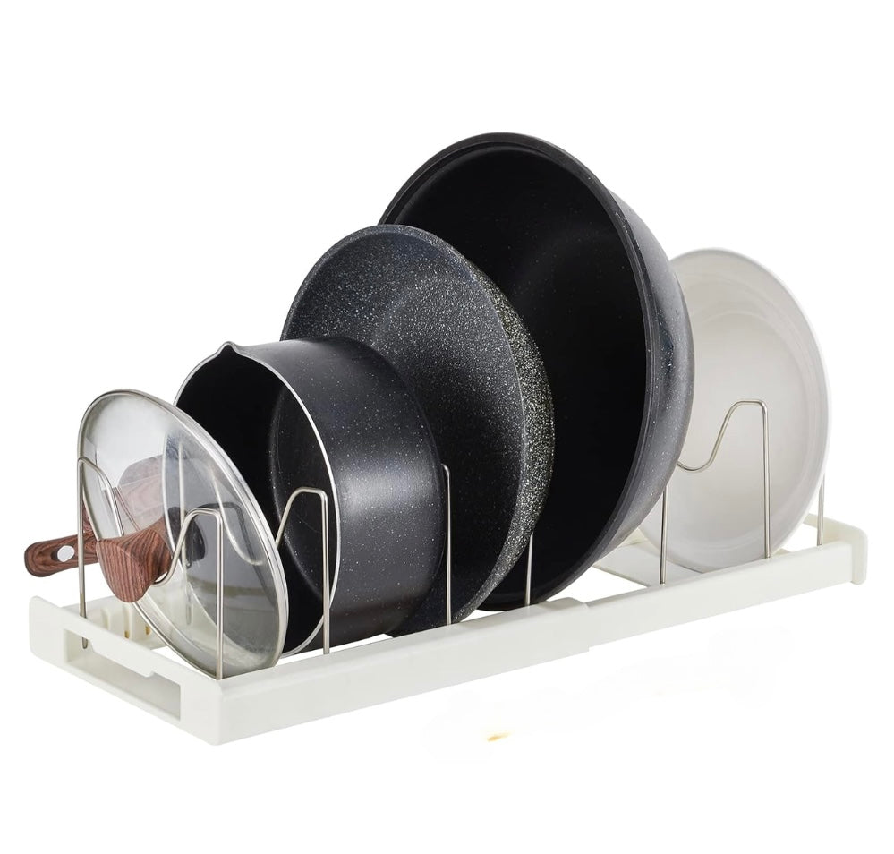 Organizador de Ollas Horizontal Ajustable — Sistema Habita