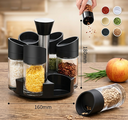 Organizador Giratorio de Especias – Cocina Ordenada