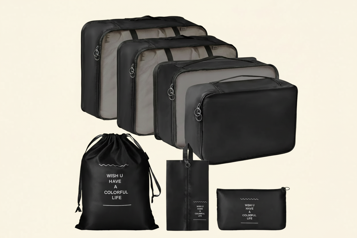 Set de 7 Organizadores de Viaje | Hâbita