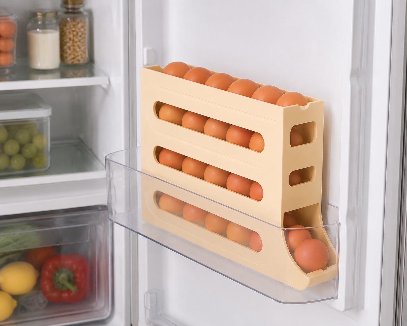 Dispensador de Huevos – Rodamiento Automático